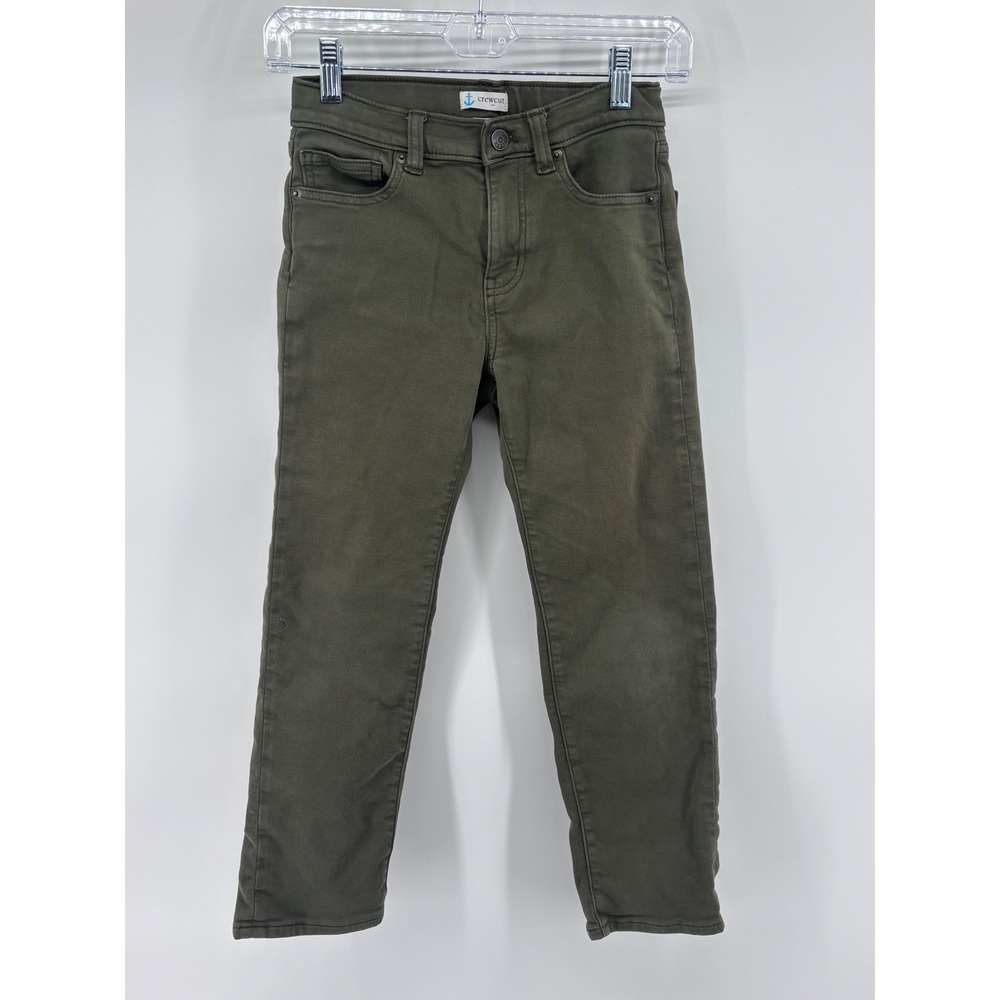 Crewcuts by J. Crew Olive Green Skinny Jeans Pants Kids‎ Size 8